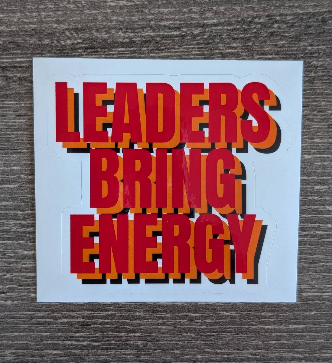 CCG Stickers Series 1 - Individual 6 CCG Leaders Bring Energy Sticker